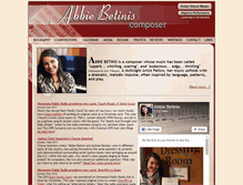 Tablet Screenshot of abbiebetinis.com